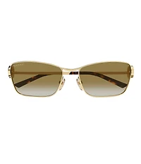 Gucci Women's Interlocking Stuck GG 58mm Cat Eye Sunglasses