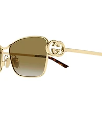 Gucci Women's Interlocking Stuck GG 58mm Cat Eye Sunglasses