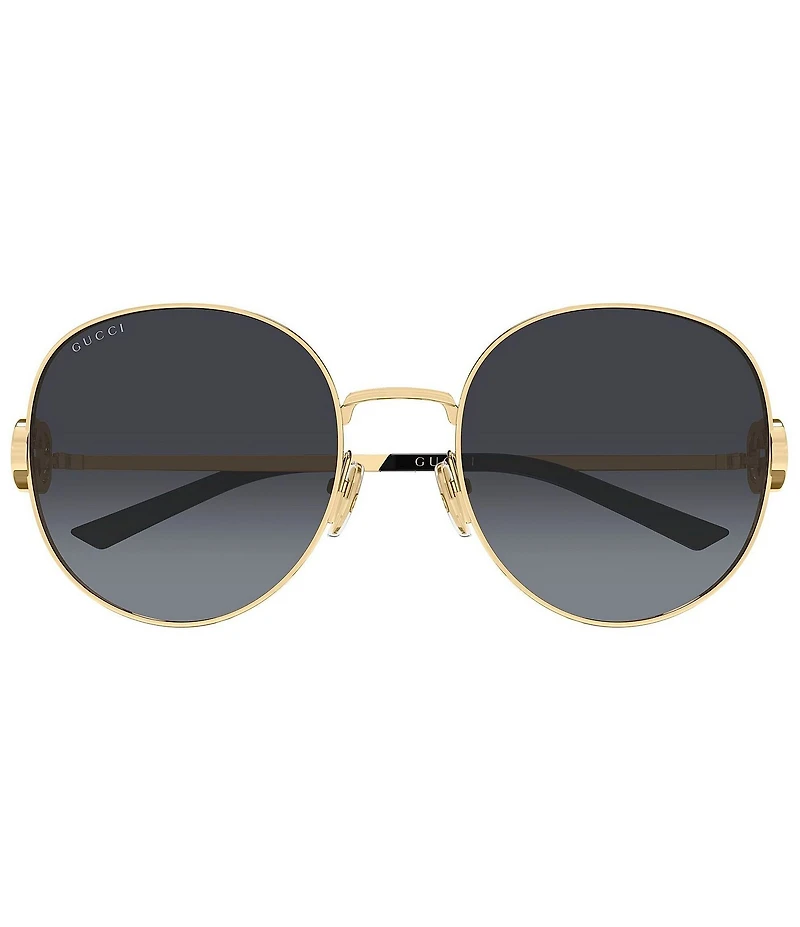 Gucci Women's Interlocking Stuck GG 58mm Round Sunglasses