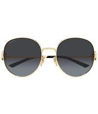 Gucci Women's Interlocking Stuck GG 58mm Round Sunglasses