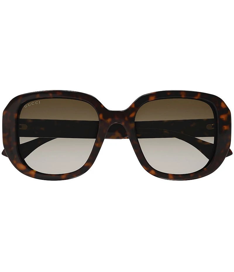 Gucci Women's La Piscine 54mm Tortoise Square Sunglasses