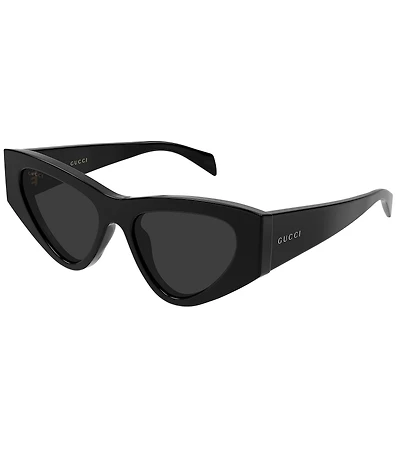 Gucci Women's Lettering Rowcut 53mm Cat Eye Sunglasses