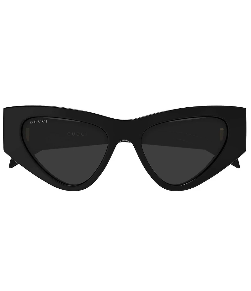 Gucci Women's Lettering Rowcut 53mm Cat Eye Sunglasses