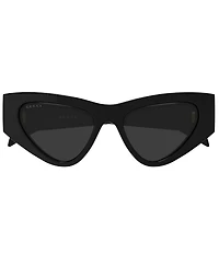 Gucci Women's Lettering Rowcut 53mm Cat Eye Sunglasses