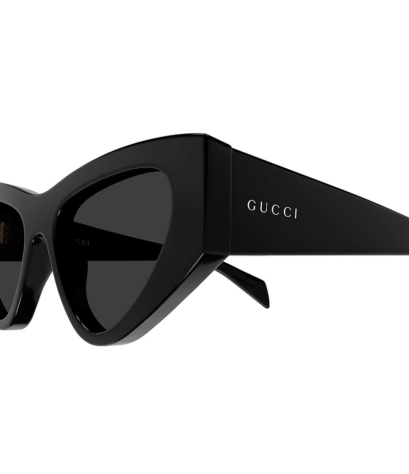 Gucci Women's Lettering Rowcut 53mm Cat Eye Sunglasses