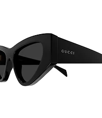 Gucci Women's Lettering Rowcut 53mm Cat Eye Sunglasses