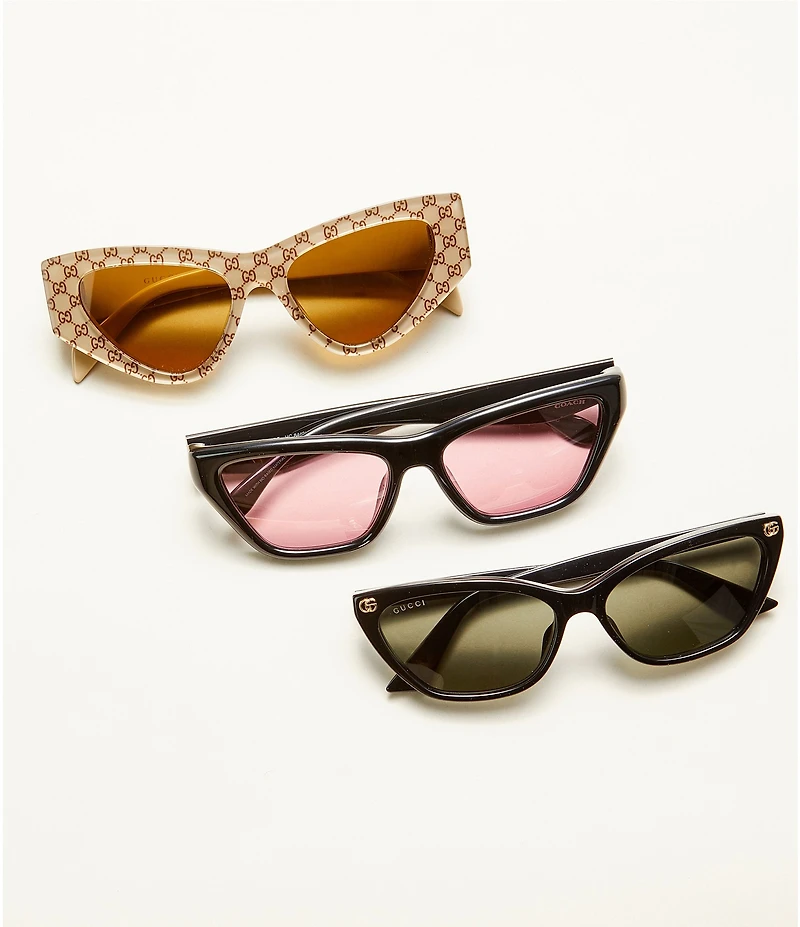 Gucci Women's Light Acetate 58mm Cat Eye Sunglasses