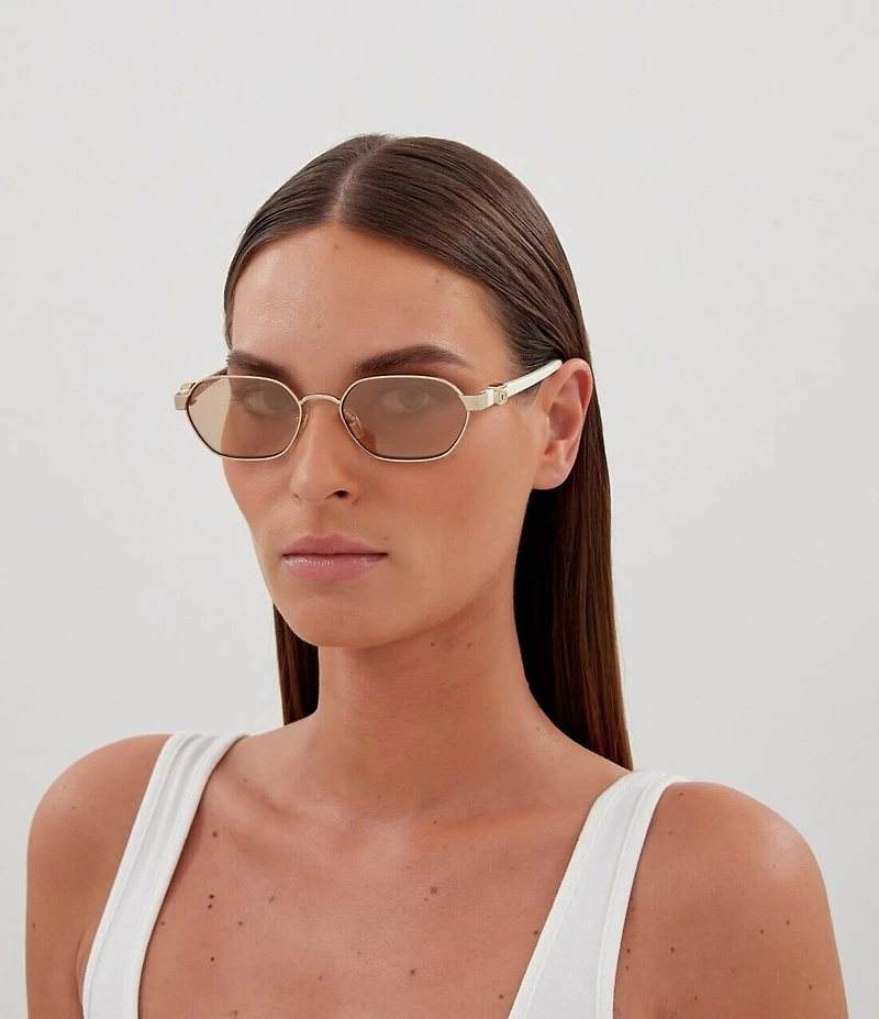 Gucci Mini Running 56mm Oval Sunglasses