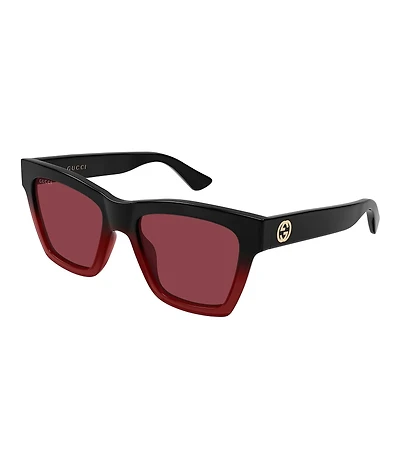 Gucci Women's Minimal 54mm Gradient Frame Cat Eye Sunglasses