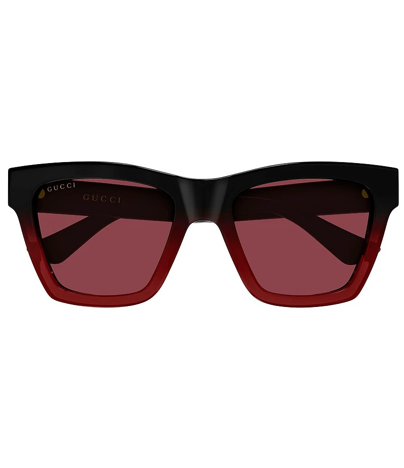 Gucci Women's Minimal 54mm Gradient Frame Cat Eye Sunglasses
