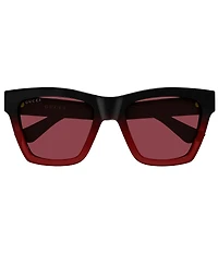 Gucci Women's Minimal 54mm Gradient Frame Cat Eye Sunglasses