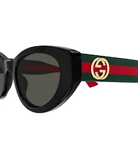 Gucci Women's New Pop Web 52mm Cat Eye Sunglasses