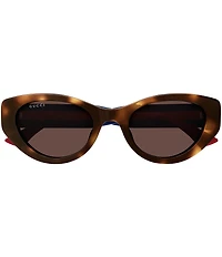 Gucci Women's New Pop Web 52mm Cat Eye Sunglasses