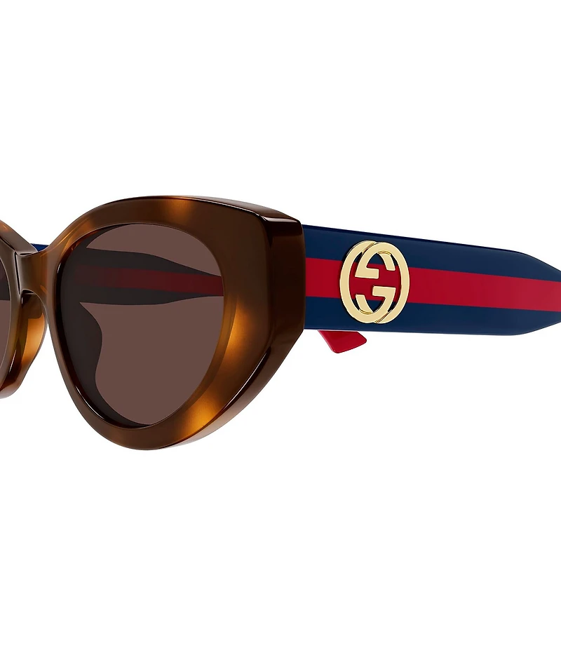Gucci Women's New Pop Web 52mm Cat Eye Sunglasses