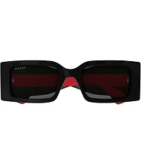 Gucci Women's New Pop Web 52mm Rectangle Sunglasses