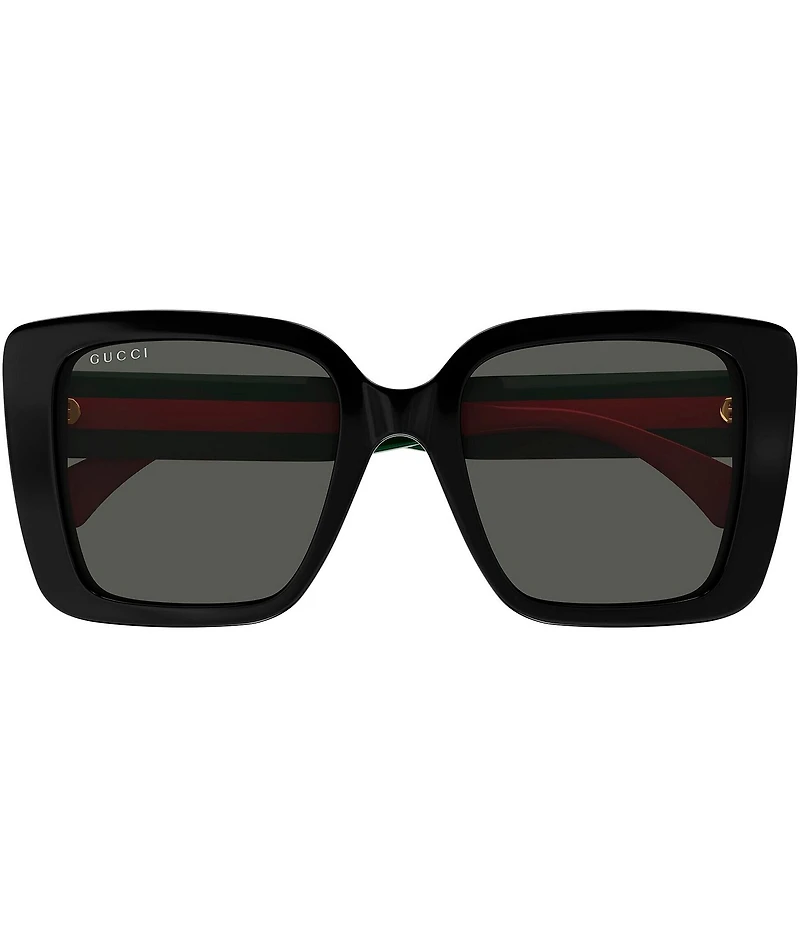 Gucci Women's New Pop Web 53mm Square Sunglasses