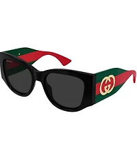 Gucci Women's New Pop Web 55mm Cat Eye Sunglasses