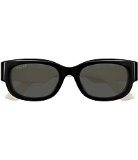 Gucci Women's Oblique 54mm Round Sunglasses