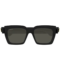 Gucci Women's Oversize Logo 54mm Square Sunglasses