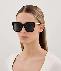 Gucci Women's Pearls and Strass 54mm Butterfly Sunglasses