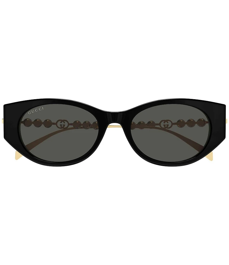 Gucci Women's Pearls and Strass 54mm Cat Eye Sunglasses