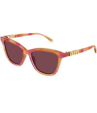 Gucci Women's Signoria Gucci Block 52mm Cat Eye Sunglasses