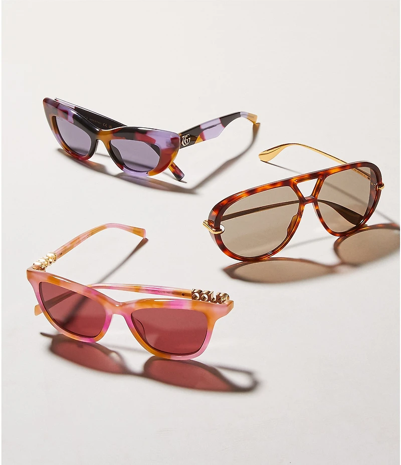 Gucci Women's Signoria Gucci Block 52mm Cat Eye Sunglasses