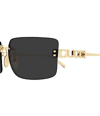 Gucci Women's Signoria Gucci Block Bending 61mm Rectangle Sunglasses
