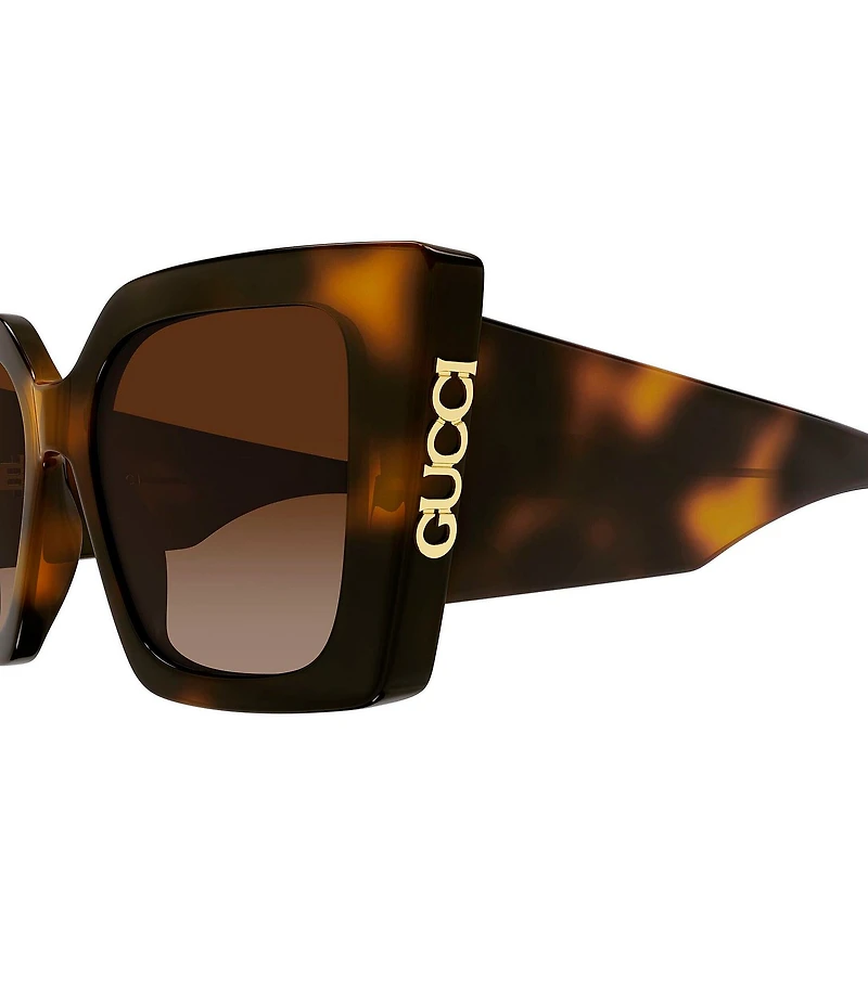 Gucci Women's Signoria Gucci On Side 51mm Gradient Butterfly Sunglasses