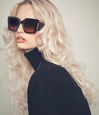 Gucci Women's Signoria Gucci On Side 51mm Gradient Butterfly Sunglasses