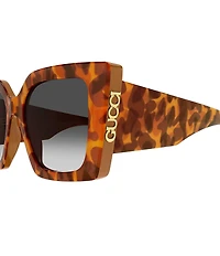 Gucci Women's Signoria Gucci On Side 51mm Gradient Butterfly Sunglasses