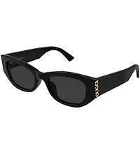 Gucci Women's Signoria Gucci On Side 53mm Cat Eye Sunglasses
