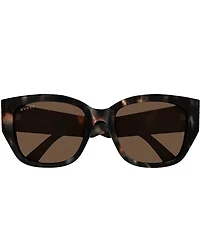 Gucci Women's Signoria Gucci On Side 55mm Round Sunglasses
