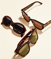 Gucci Women's Signoria Gucci On Side 55mm Round Sunglasses