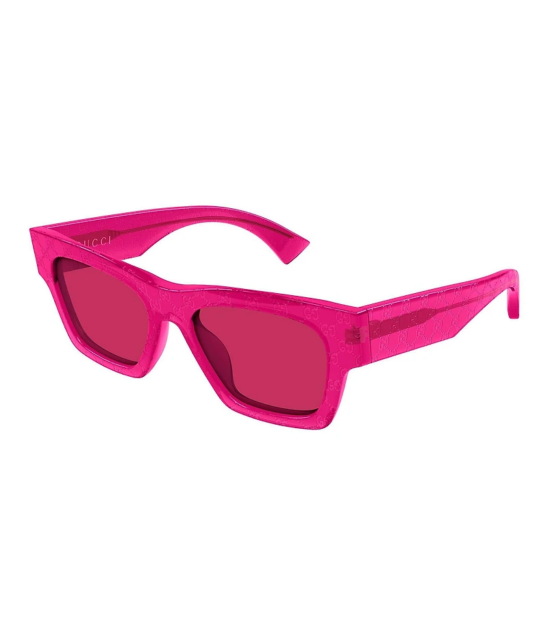 Gucci Women's Signoria Miami Monogram 52mm Square Sunglasses