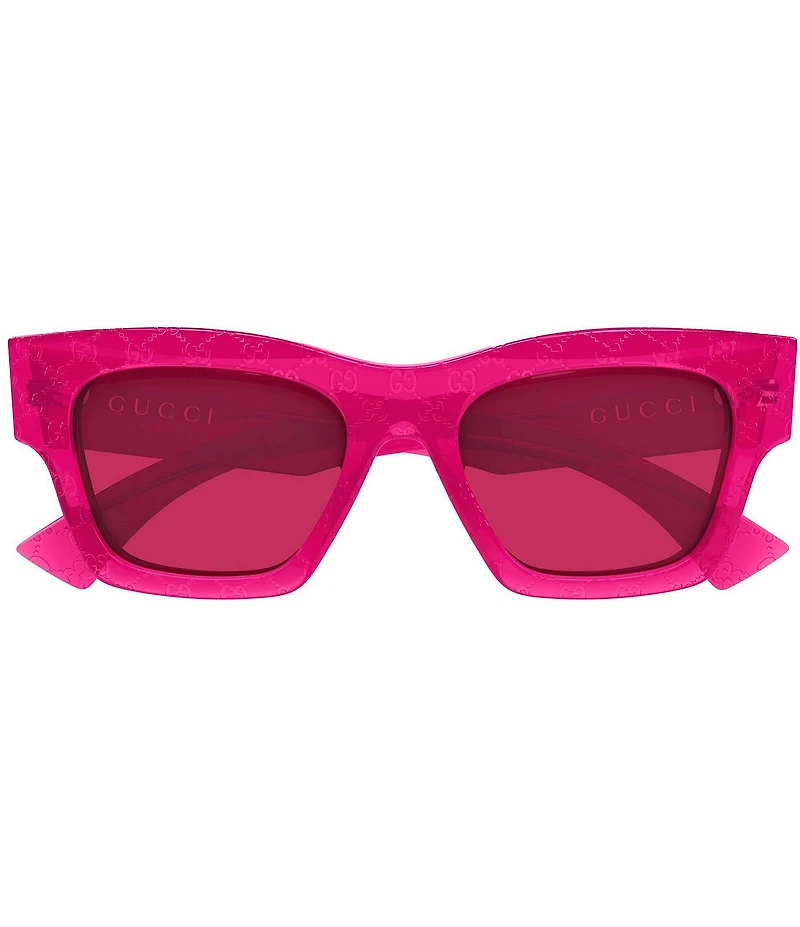 Gucci Women's Signoria Miami Monogram 52mm Square Sunglasses