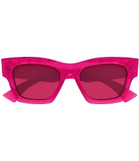 Gucci Women's Signoria Miami Monogram 52mm Square Sunglasses