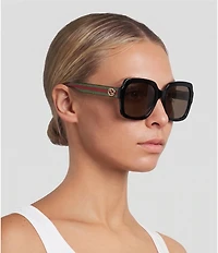 Gucci Women's Square 54mm Sunglasses