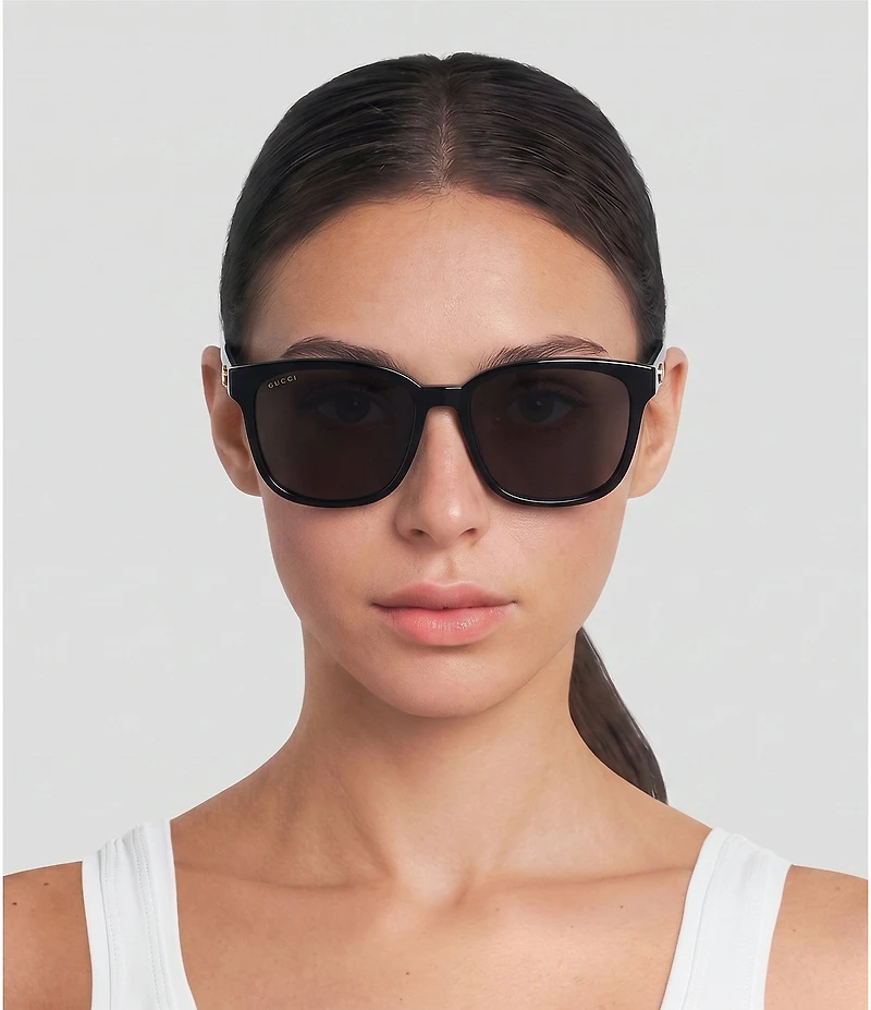 Gucci Women's Square 56mm Sunglasses