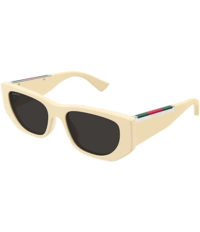 Gucci Women's Subtle Web 53mm Cat Eye Sunglasses