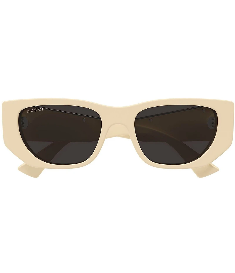 Gucci Women's Subtle Web 53mm Cat Eye Sunglasses