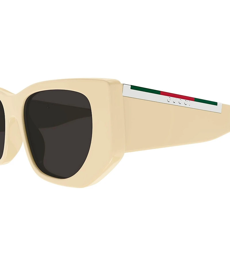 Gucci Women's Subtle Web 53mm Cat Eye Sunglasses
