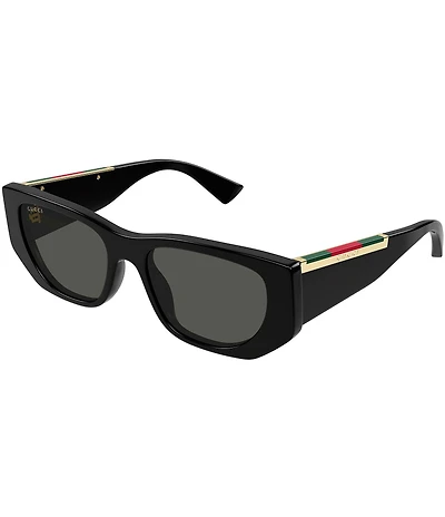 Gucci Women's Subtle Web 53mm Cat Eye Sunglasses