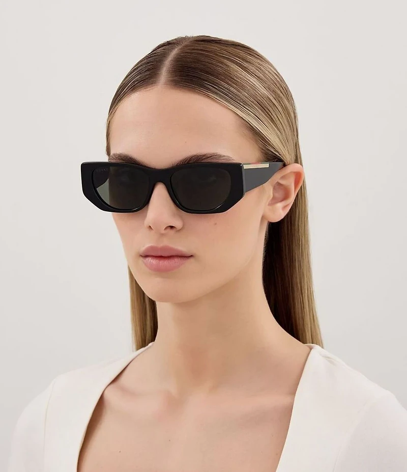 Gucci Women's Subtle Web 53mm Cat Eye Sunglasses