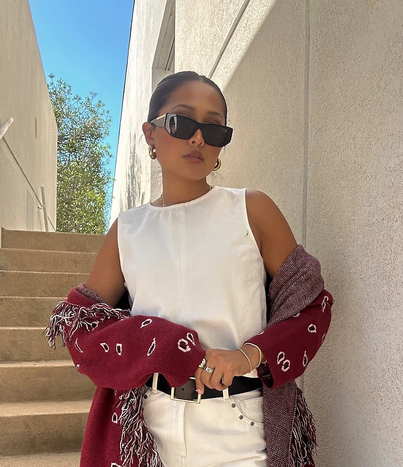 Gucci Women's Subtle Web 53mm Cat Eye Sunglasses