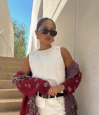 Gucci Women's Subtle Web 53mm Cat Eye Sunglasses