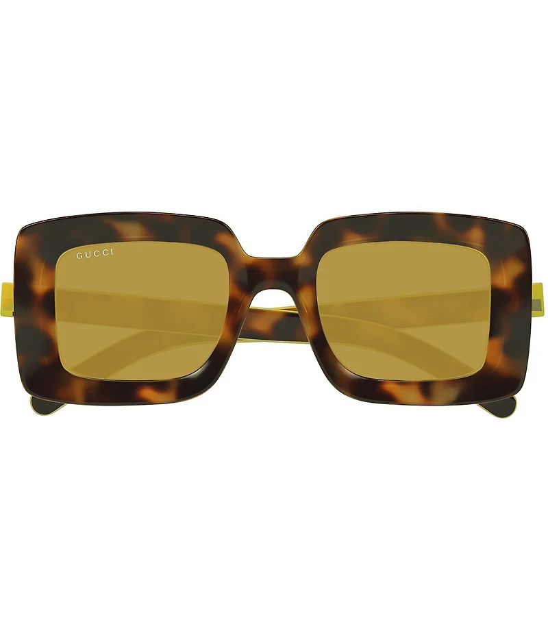 Gucci Women's Sunset Boulevard 51mm Havana Square Sunglasses