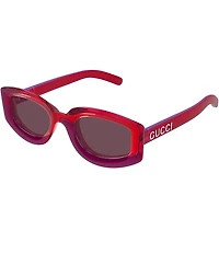 Gucci Sunset Boulevard 51mm Ombre Geometric Statement Sunglasses