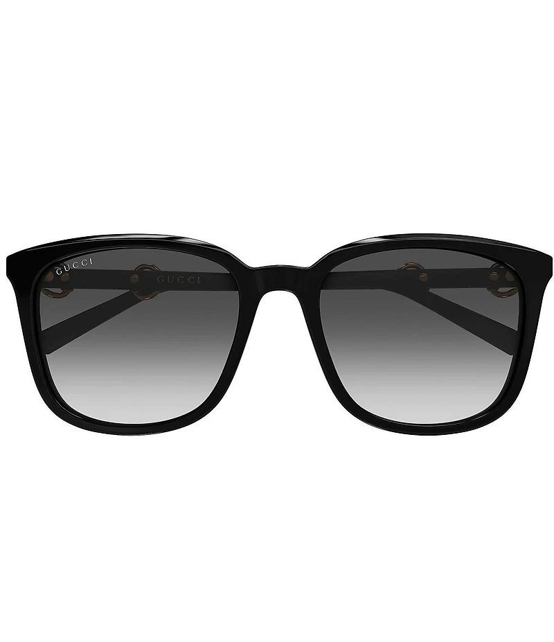 Gucci Women's Through Horsebit 56mm Square Sunglasses