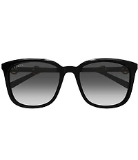 Gucci Women's Through Horsebit 56mm Square Sunglasses